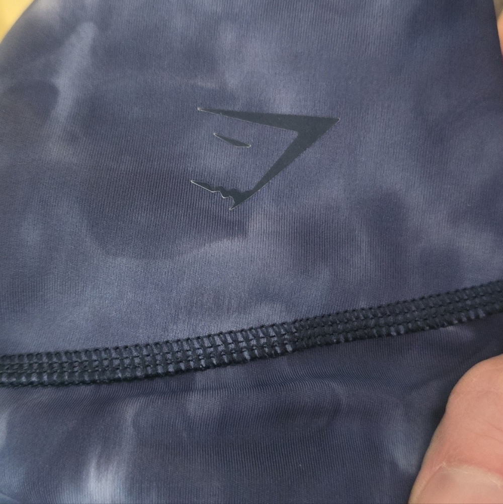 Gymshark Elevate Leggings Medium Blue Purple Tie Dye - Picture 6 of 8
